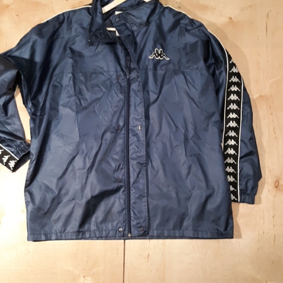 KAPPA Windbreaker Hoody Navy Blue Size XL - Picture 9 of 11